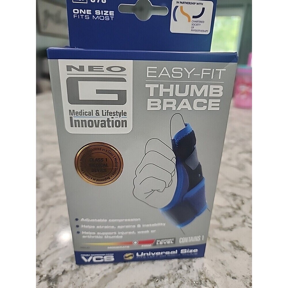 Neo-G Easy-Fit Thumb Brace – Thumb Splint for Trigger Thumb, Carpal Tunnel